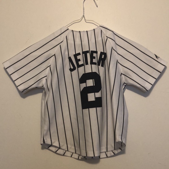 Kids' Derek Jeter New York Yankees Hall of Fame Cooperstown Jersey